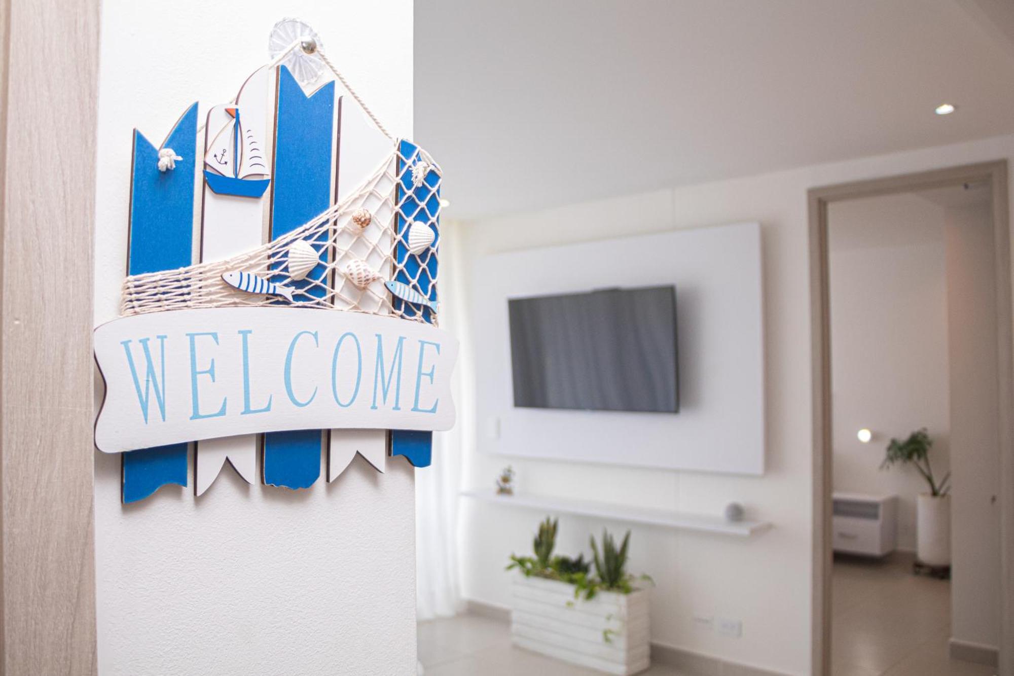 Apartamento De Lujo Frente Al Mar Con Piscina Cartagena Luaran gambar