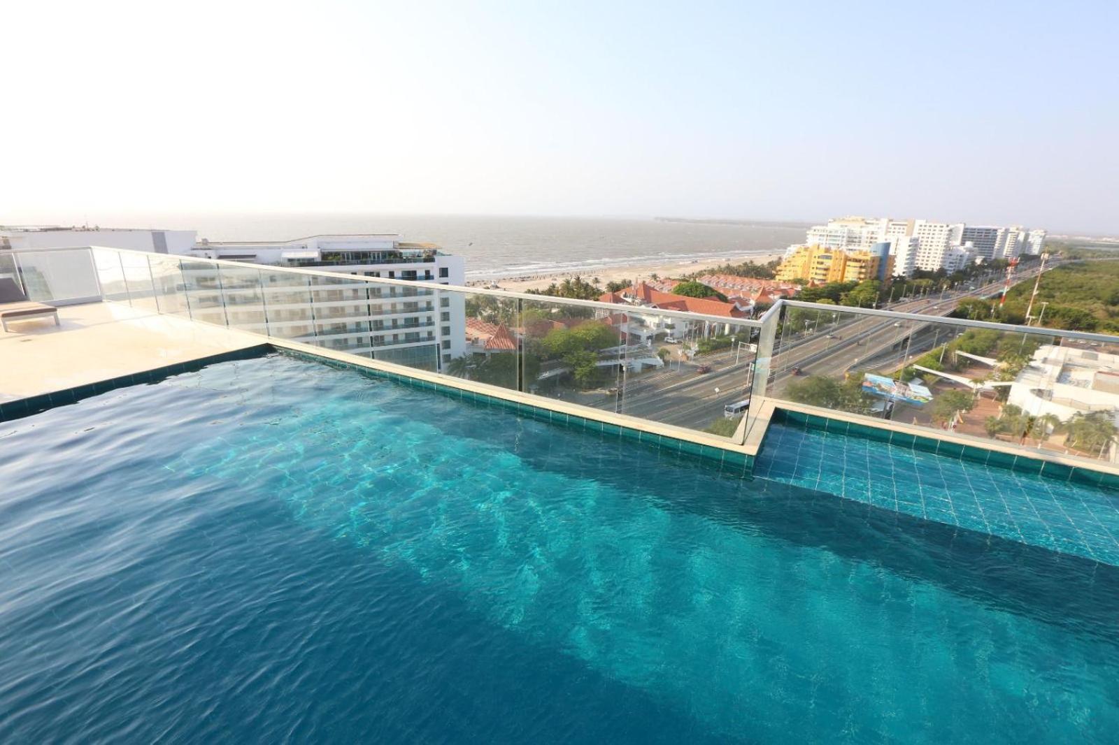 Apartamento De Lujo Frente Al Mar Con Piscina Cartagena Luaran gambar