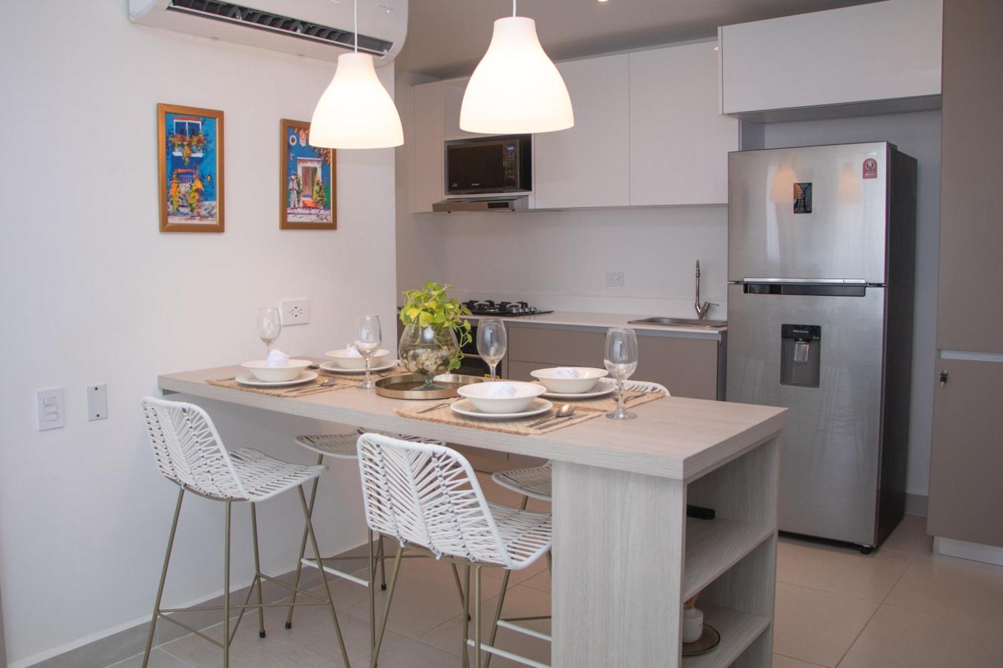 Apartamento De Lujo Frente Al Mar Con Piscina Cartagena Luaran gambar