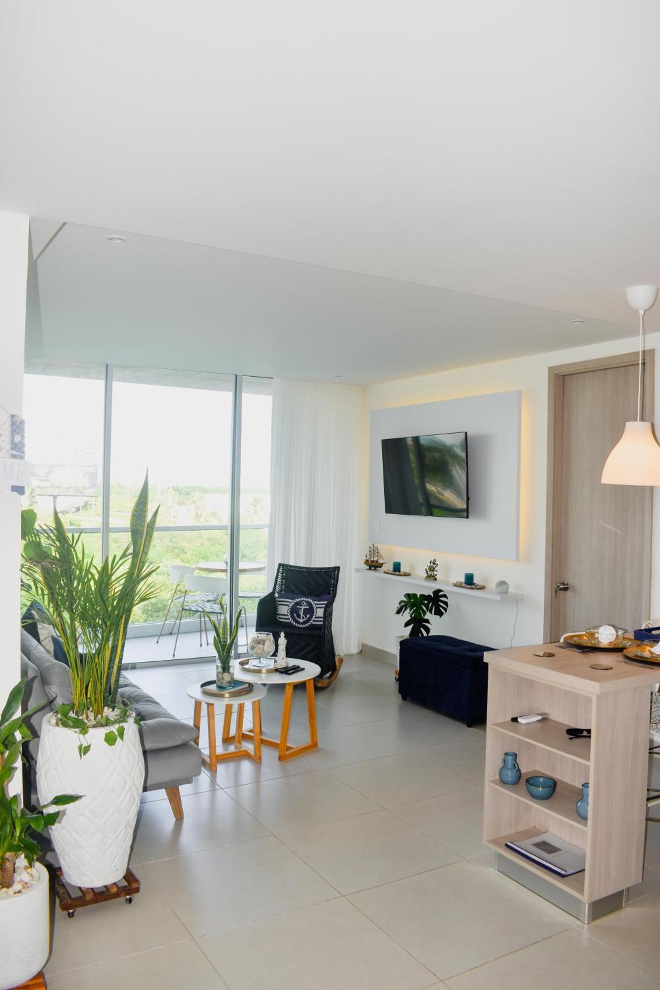 Apartamento De Lujo Frente Al Mar Con Piscina Cartagena Luaran gambar